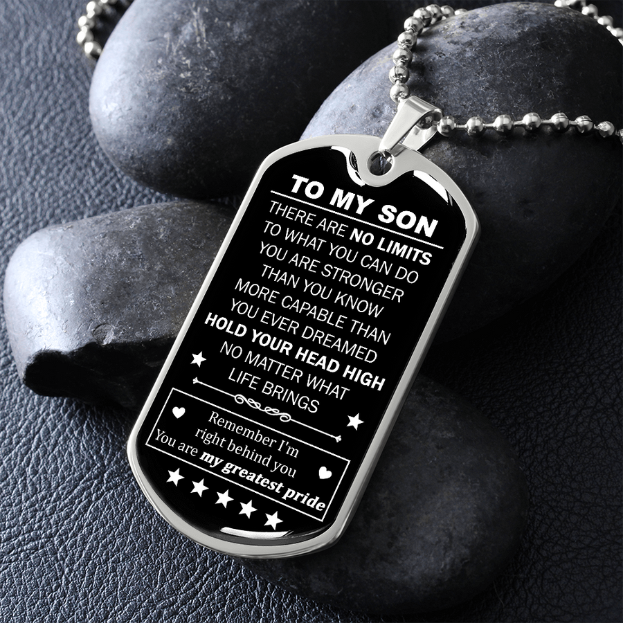 Gift For Son - You Can Do - Dog Tag Dog Tag Necklace