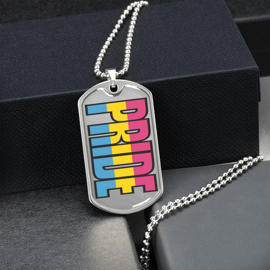 Pan Pride Necklace | Pansexual Pride Necklace