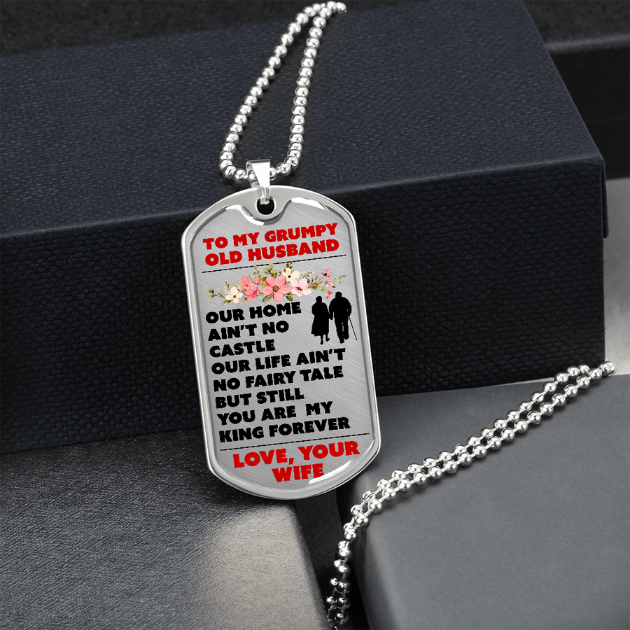 Gift For Husband - Premium Dog Tag Dog Tag Necklace