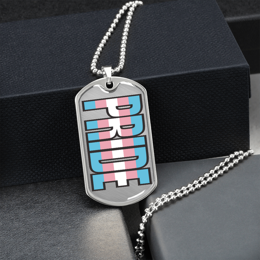 Trans Pride Necklace | Transgender Pride Necklace