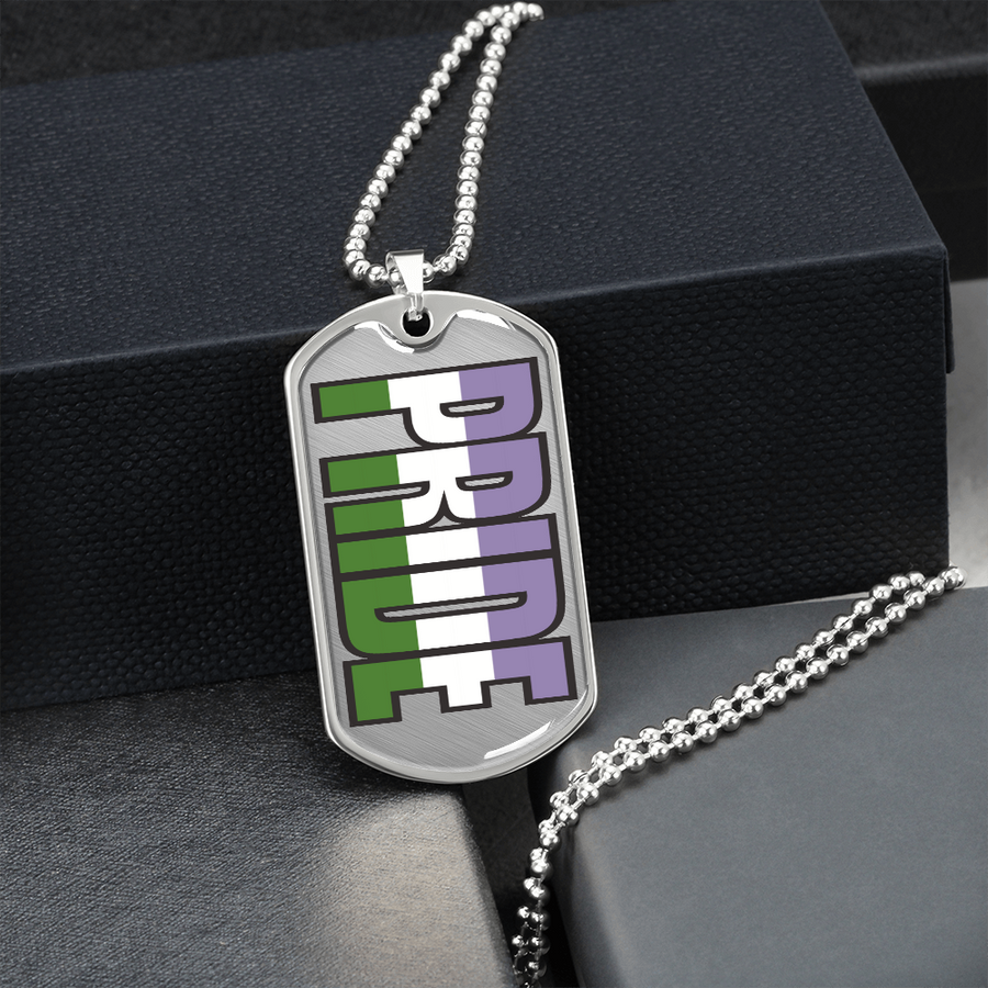 Genderqueer Pride Necklace