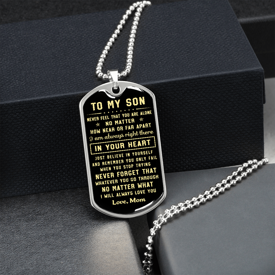 To my Son I will always love you Love Mom - Son Gifts From Mom - Gifts for Son Birthday, Unique Gifts for Son From Mother - Mother and Son Gifts - Mom and Son Gifts
