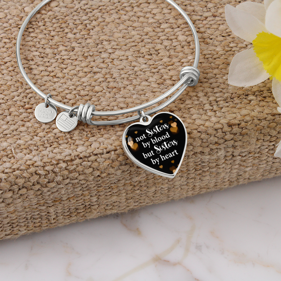Not Sisters By Blood But Sisters By Heart Necklace