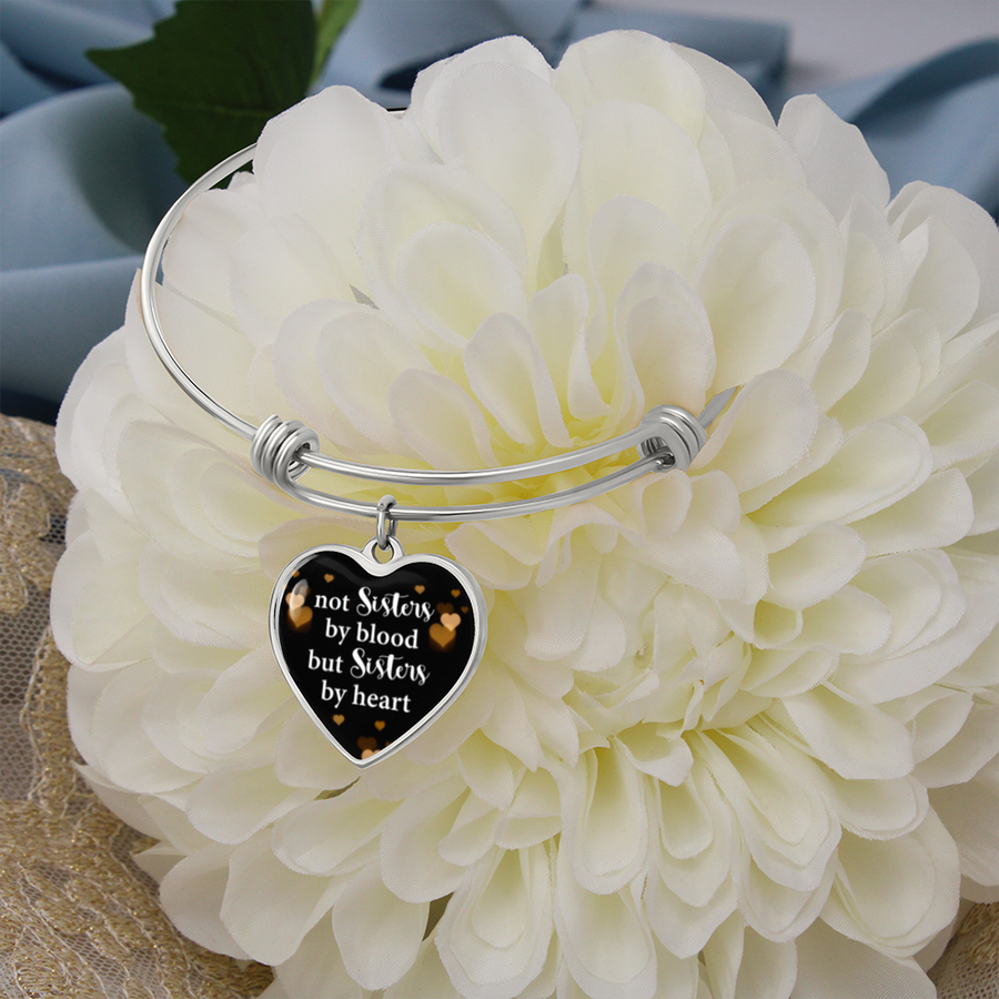 Not Sisters By Blood But Sisters By Heart Necklace