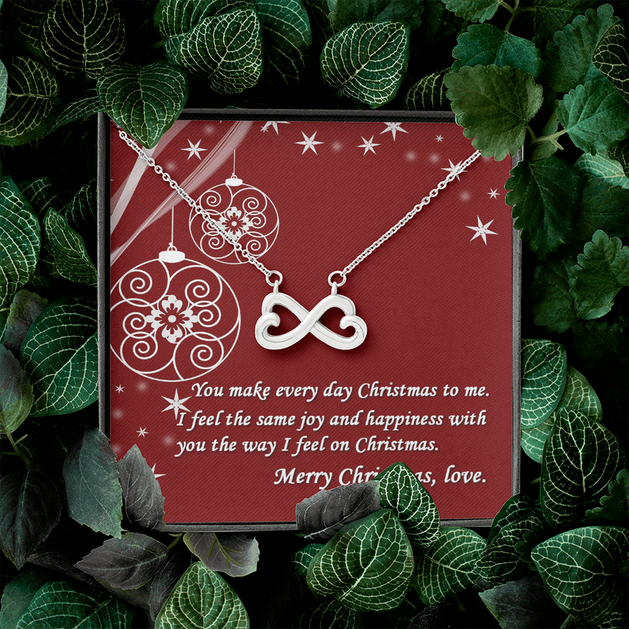 Merry Christmas Artisan crafted 14k White Yellow Gold finish Pendant for love Necklace