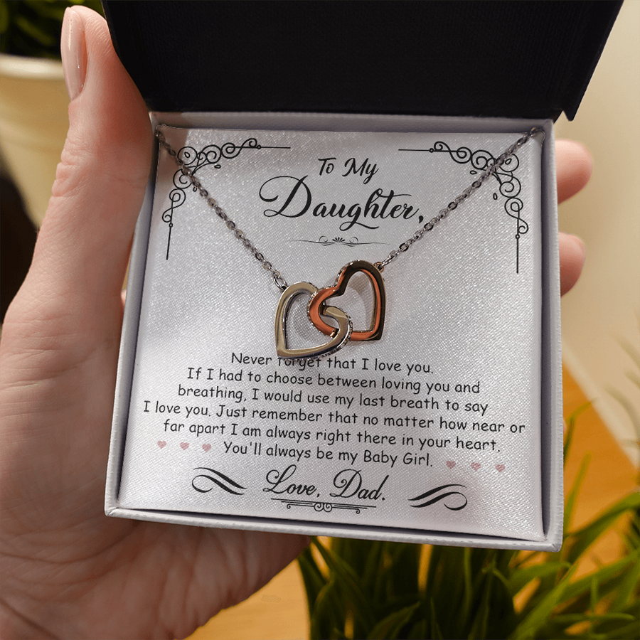 You'll always be my Baby Girl - Gift For Daughter Necklace