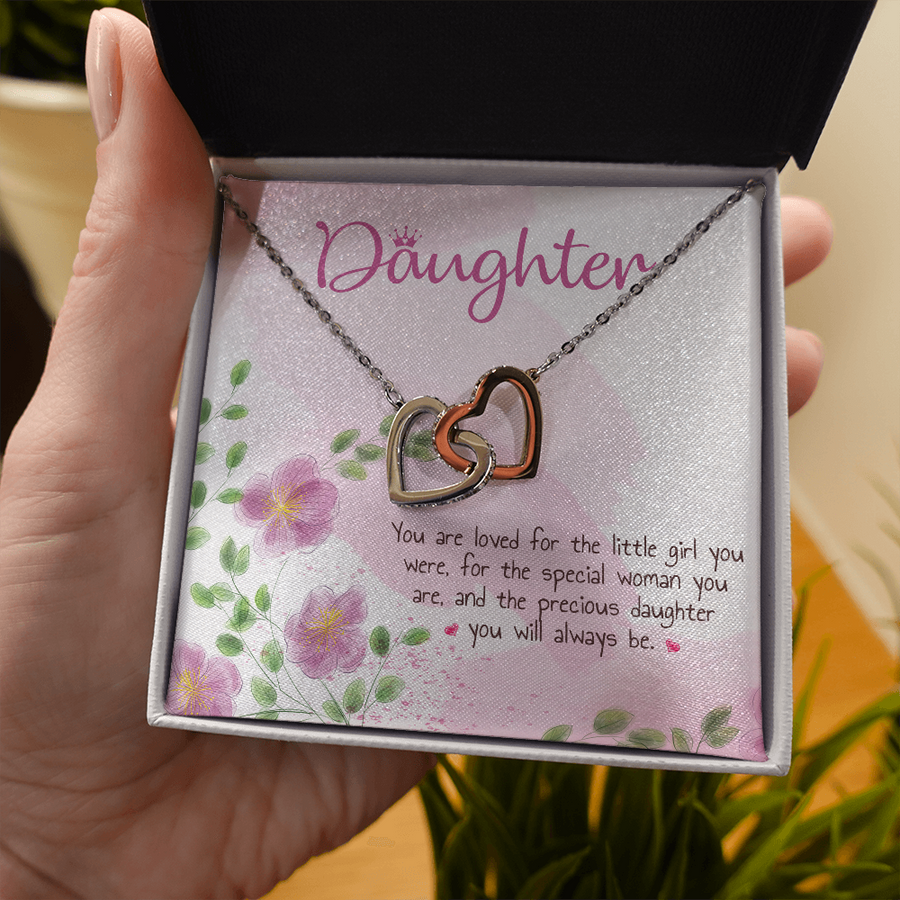 My Precious Daughter Hearts Necklace