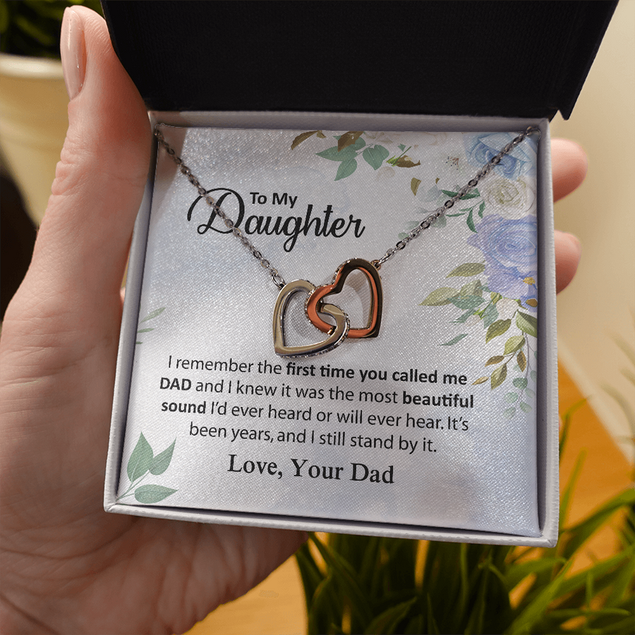 Gift For Daughter From Dad, Daughter Gift From Dad, To My Daughter, Daughters Birthday, Unique, Grown Up Daughter Necklace