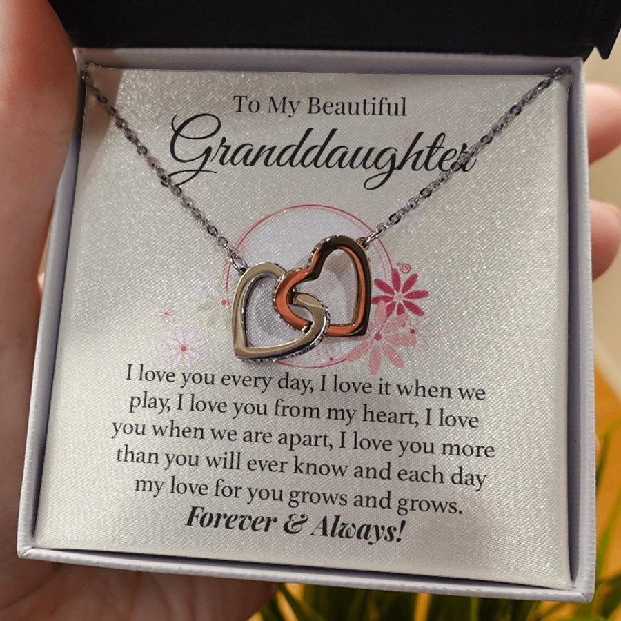 My Love Grows Granddaughter Necklace