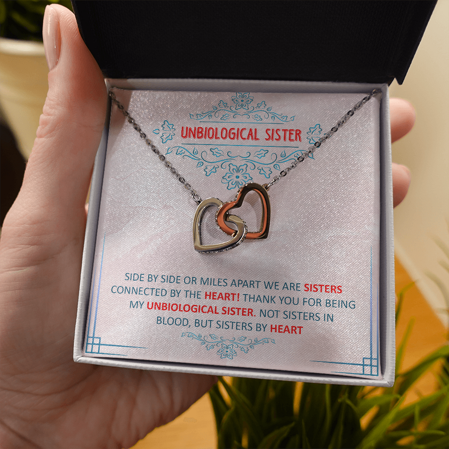Unbiological Sister Necklace Gift