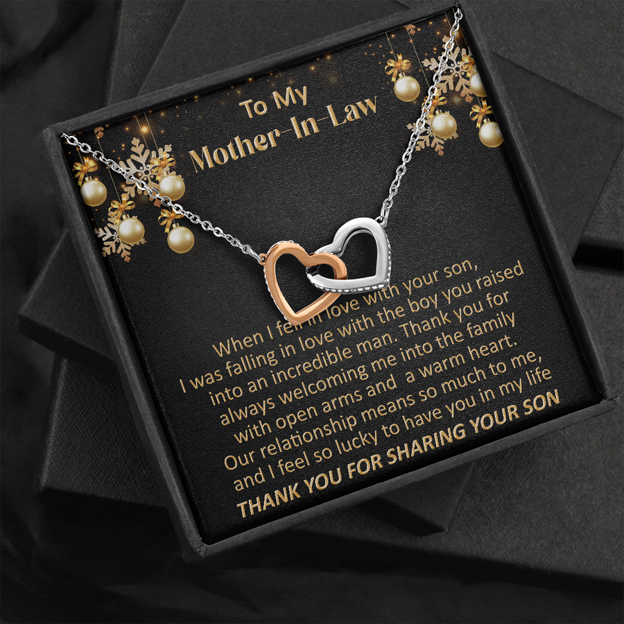 Gift For Mother-in-law Christmas - So Lucky - Interlocking Necklace