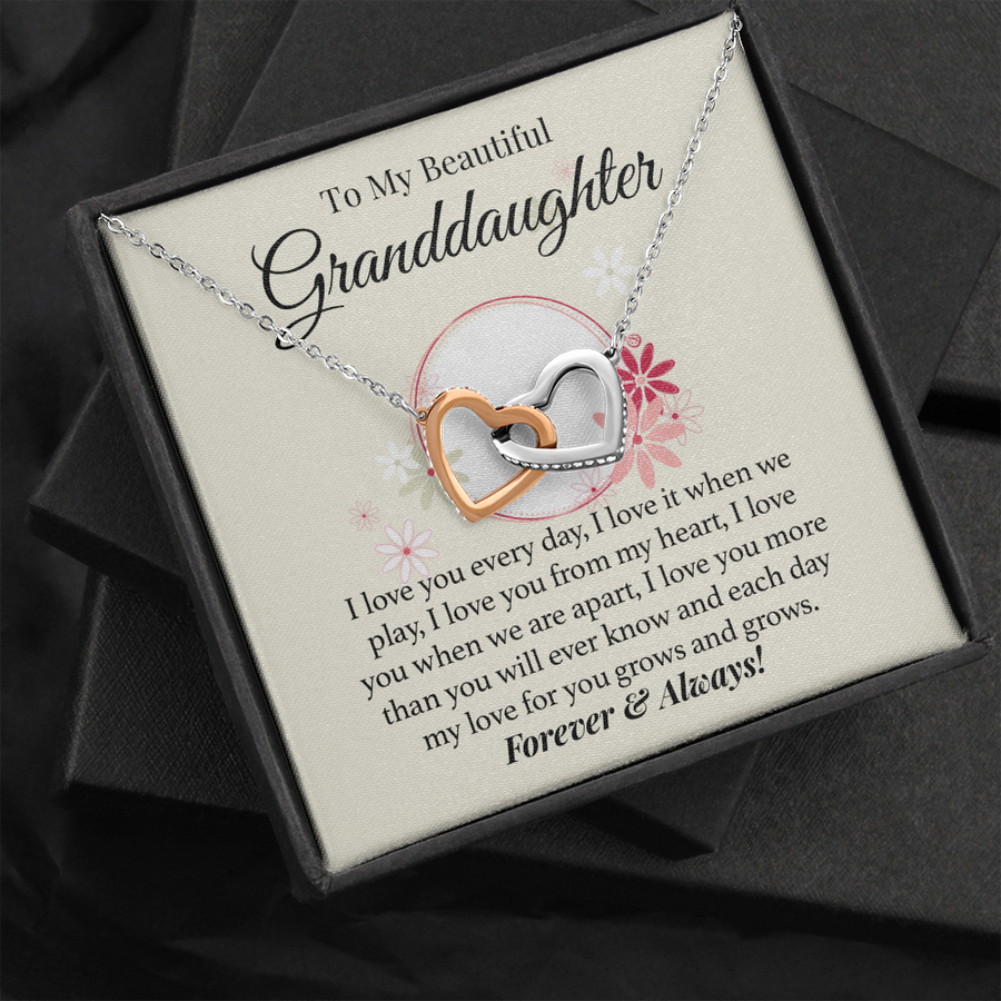 My Love Grows Granddaughter Necklace