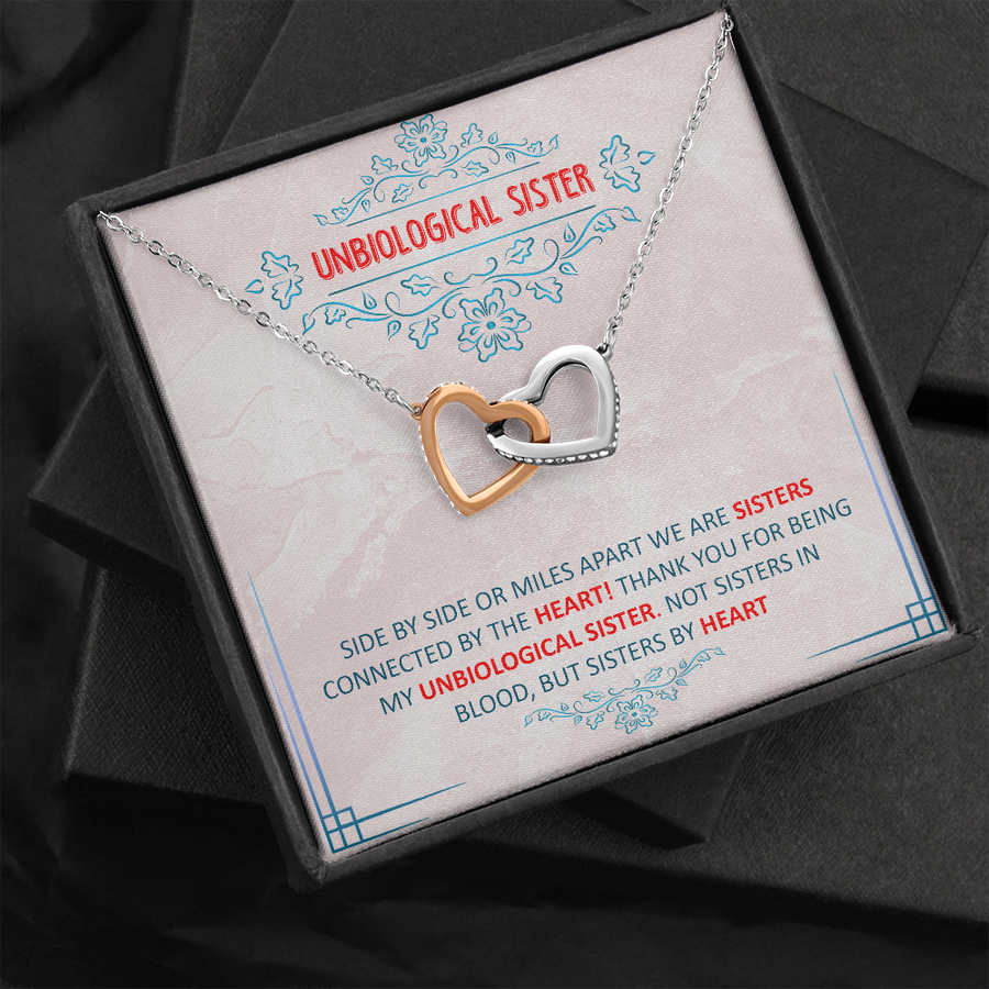 Unbiological Sister Necklace Gift