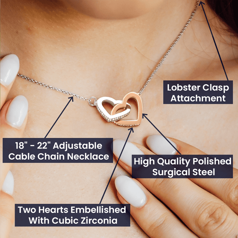 To My Daughter - Never Forget That I Love You - Necklace