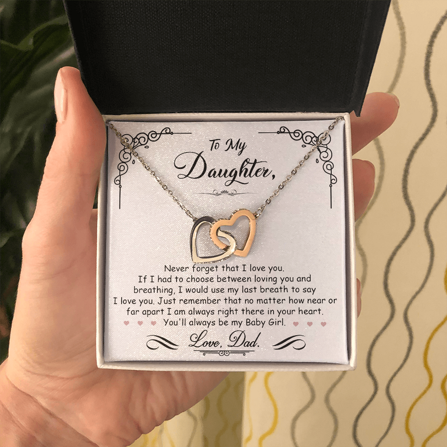 You'll always be my Baby Girl - Gift For Daughter Necklace