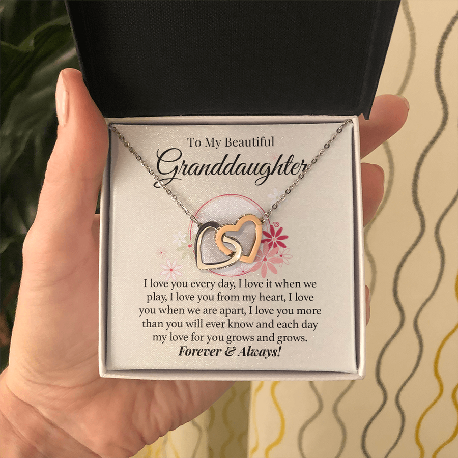 My Love Grows Granddaughter Necklace