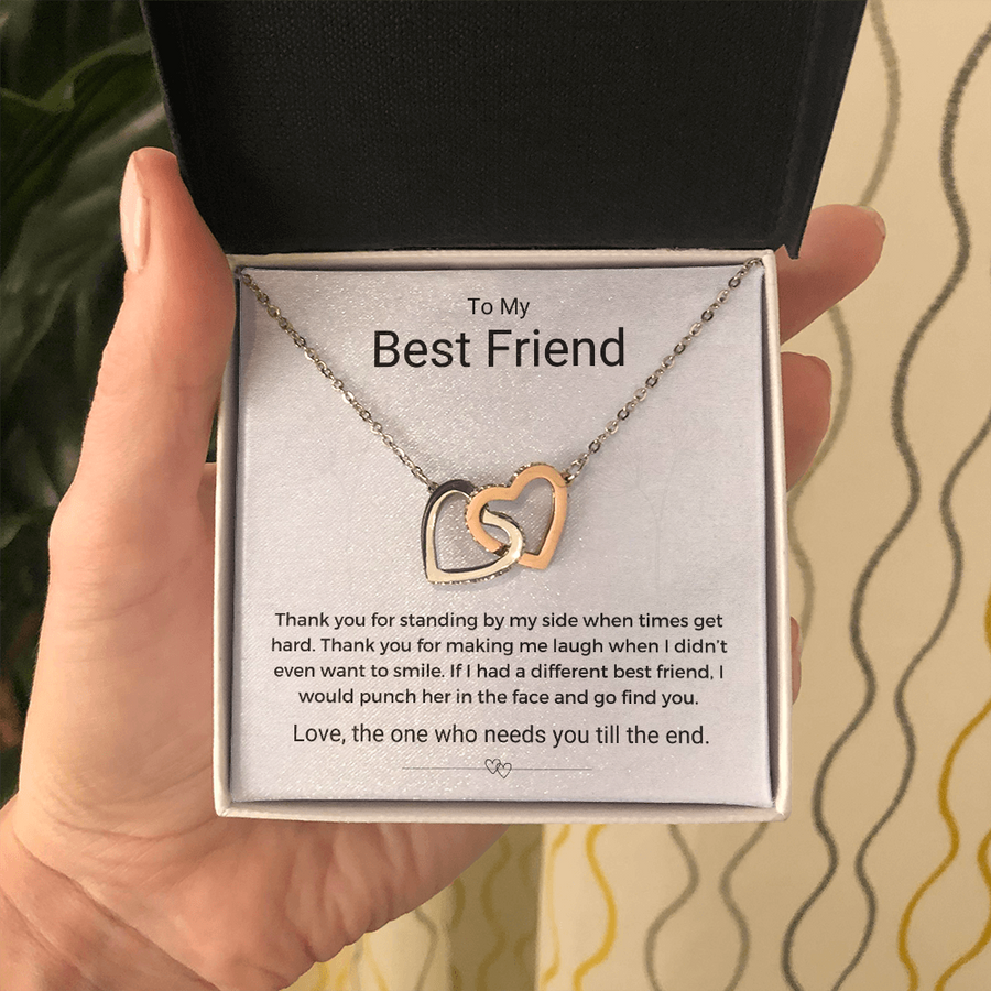 Standing by my side, best friend Necklace