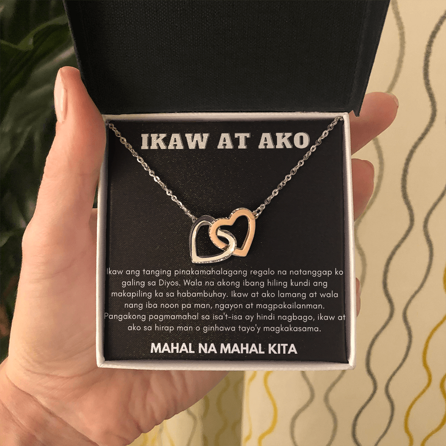 You and Me Necklace gift for her Filipino Philippine Language