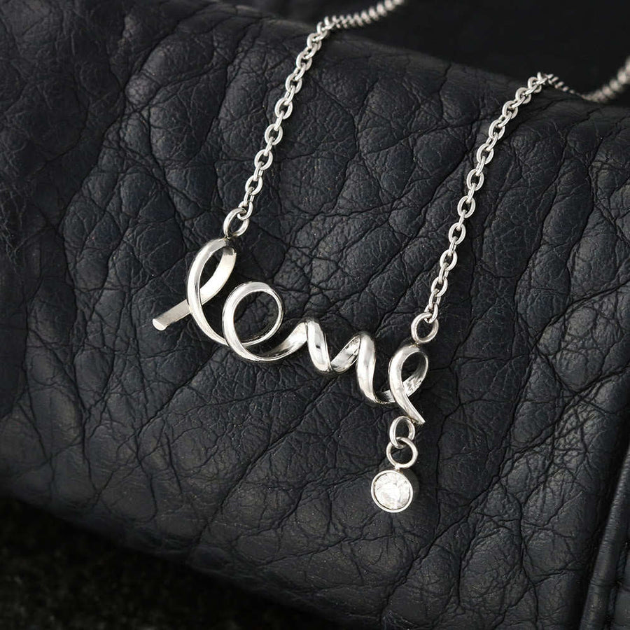 To My Sister | BFF | Scripted Love Necklace | Though We're Far Apart