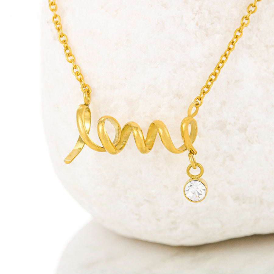 To My Sister | BFF | Scripted Love Necklace | Though We're Far Apart