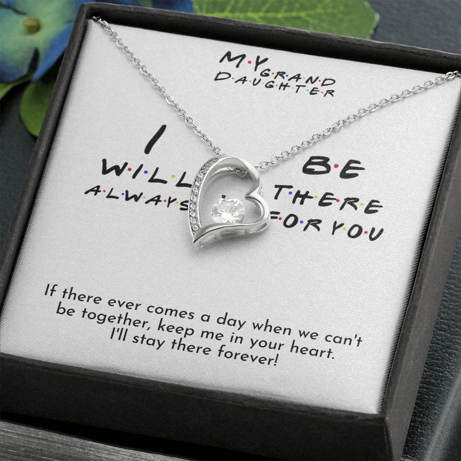 To My Granddaughter - I Will Always Be There for You, Grandpa - Granddaughter Necklace, Granddaughter Gifts, to My Granddaughter, Granddaughter Jewelry, Sweet 16 Gifts, Necklace for Granddaughter