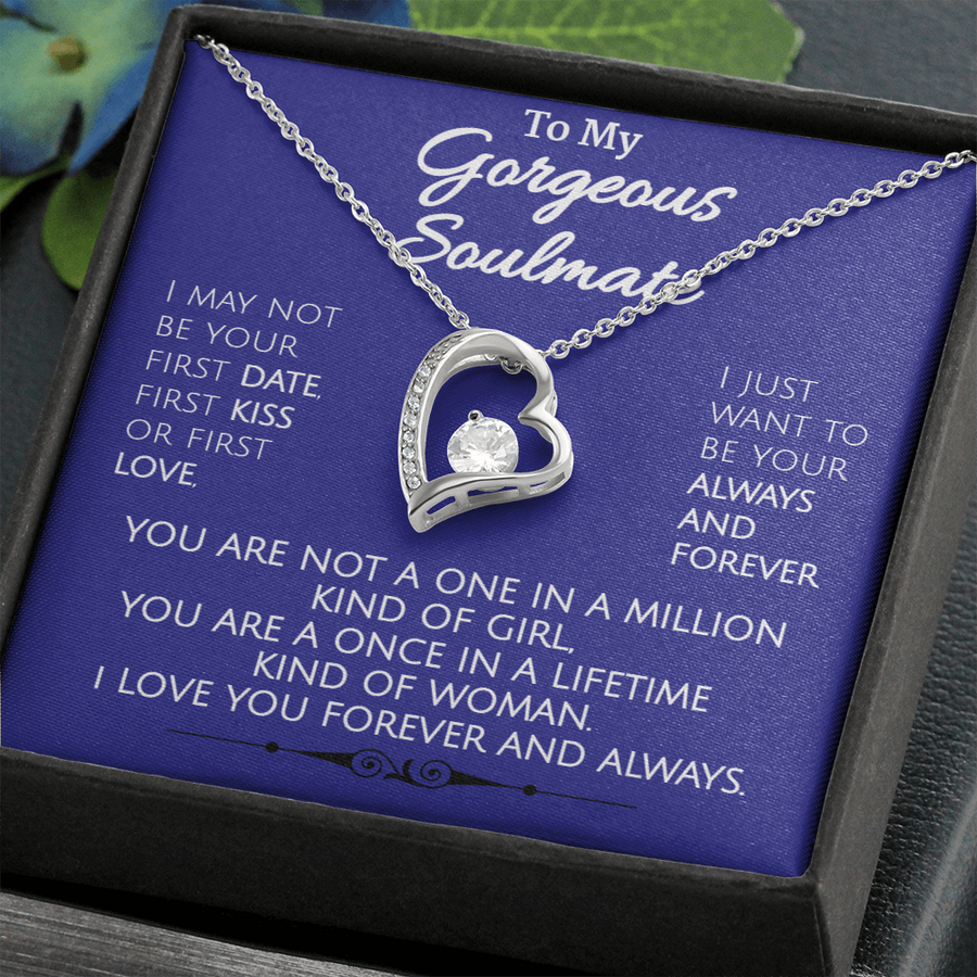 Stunning Heart Necklace - To My Gorgeous Soulmate
