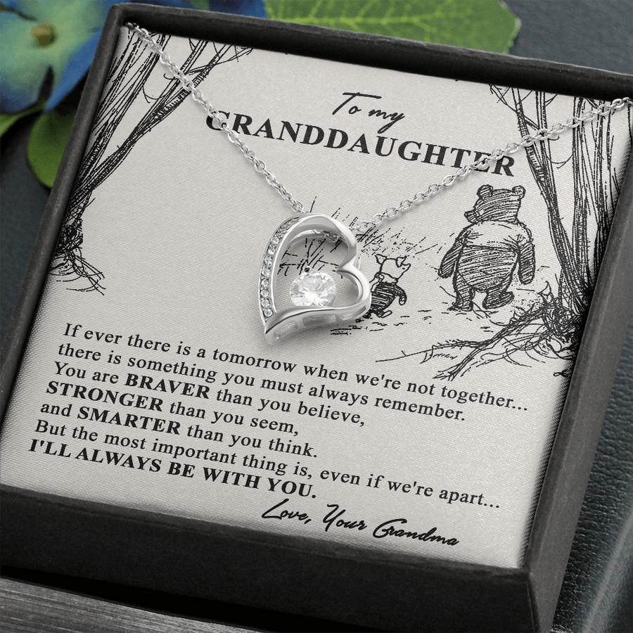 To My Great Granddaughter - Love You Grandma - Love Knot, to My Granddaughter Gift From Grandmother, Grandma and Granddaughter Necklace, Granddaughter Christmas Gift, Granddaughter