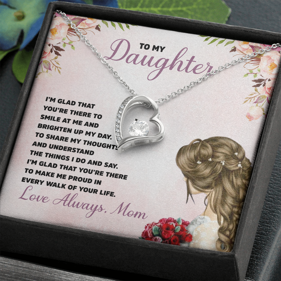 To My Daughter - Forever Love Necklace