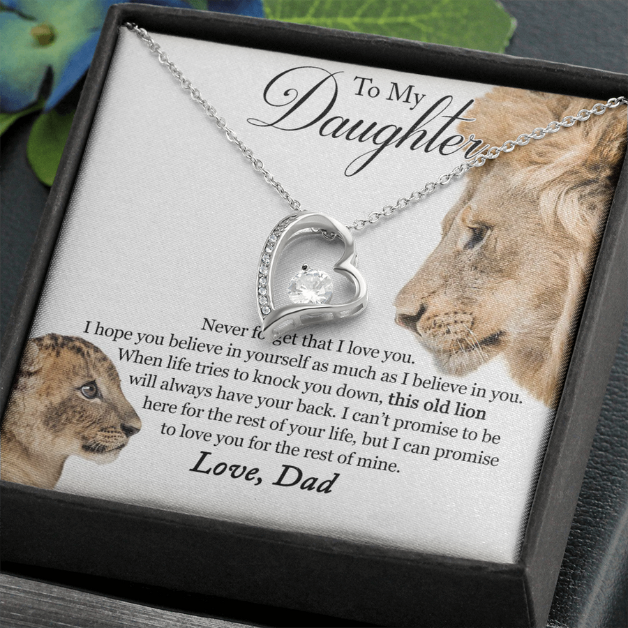 Father Daughter Necklace, Father Daughter Jewelry, Father to Daughter Birthday Gift, Father and Daughter Gift, Gifts to Daughter From Dad