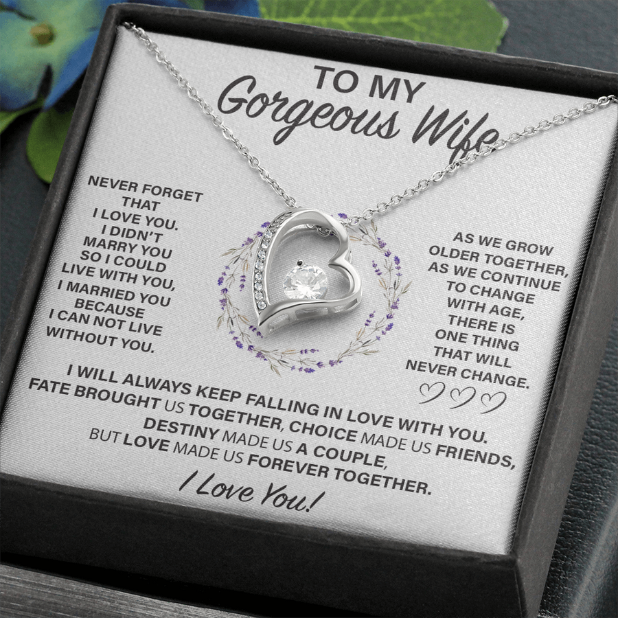 (WF006) Forever Love Necklace // Gift For WIFE