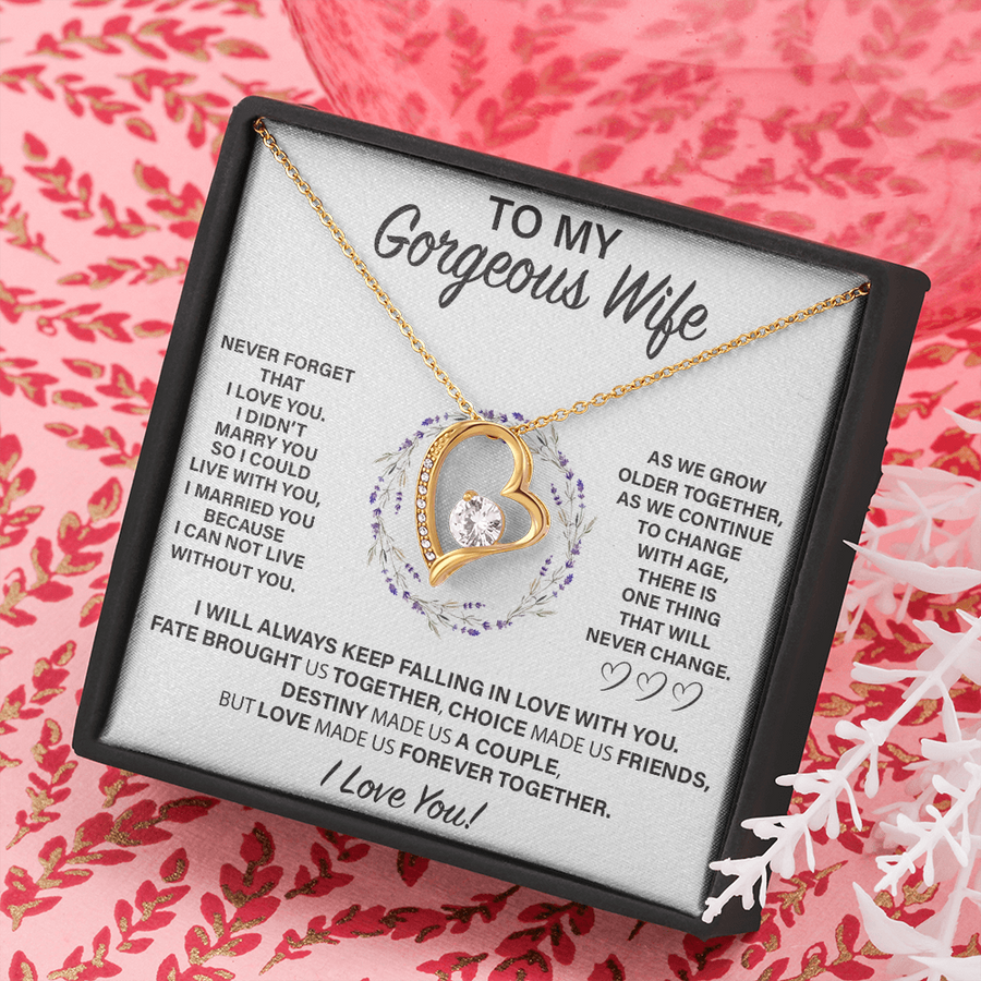 (WF006) Forever Love Necklace // Gift For WIFE