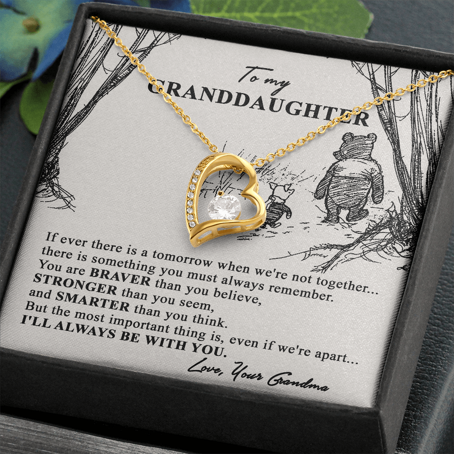 To My Great Granddaughter - Love You Grandma - Love Knot, to My Granddaughter Gift From Grandmother, Grandma and Granddaughter Necklace, Granddaughter Christmas Gift, Granddaughter