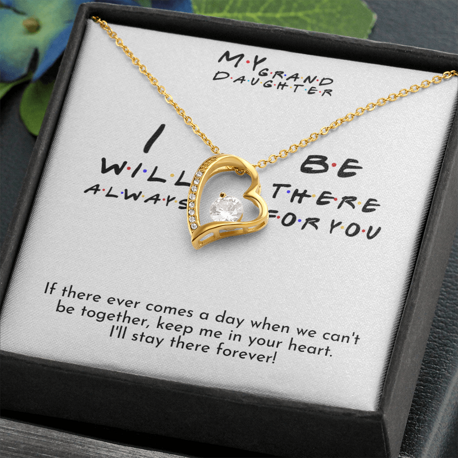 To My Granddaughter - I Will Always Be There for You, Grandpa - Granddaughter Necklace, Granddaughter Gifts, to My Granddaughter, Granddaughter Jewelry, Sweet 16 Gifts, Necklace for Granddaughter