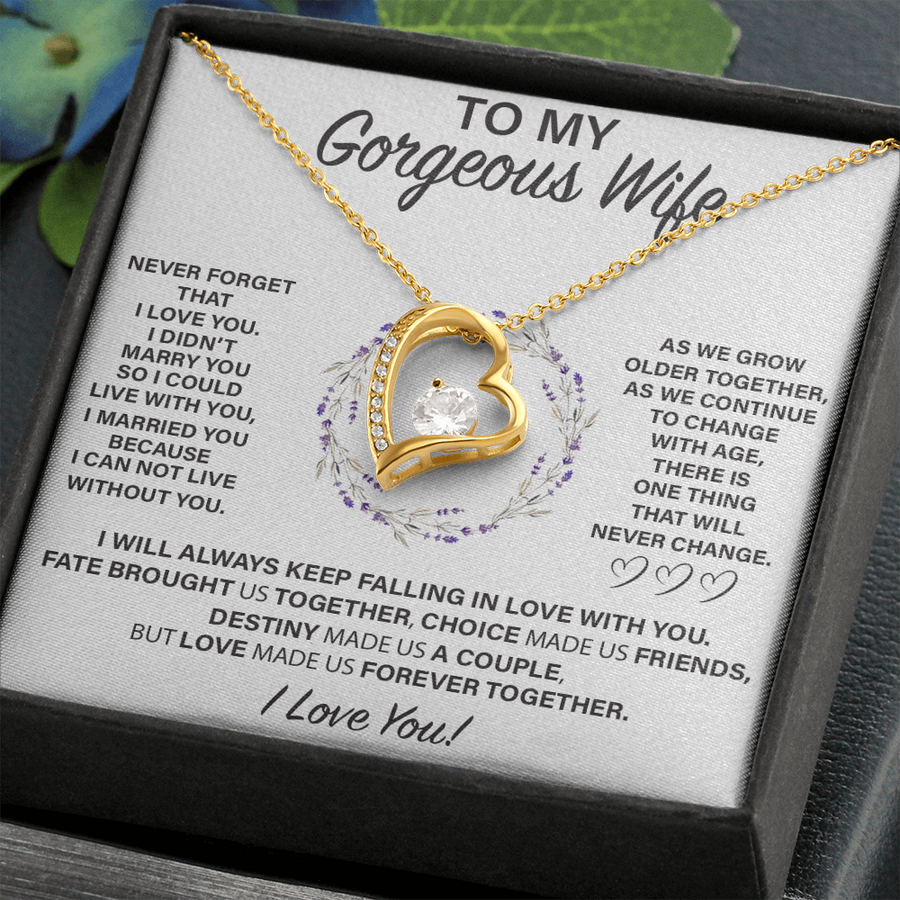 (WF006) Forever Love Necklace // Gift For WIFE