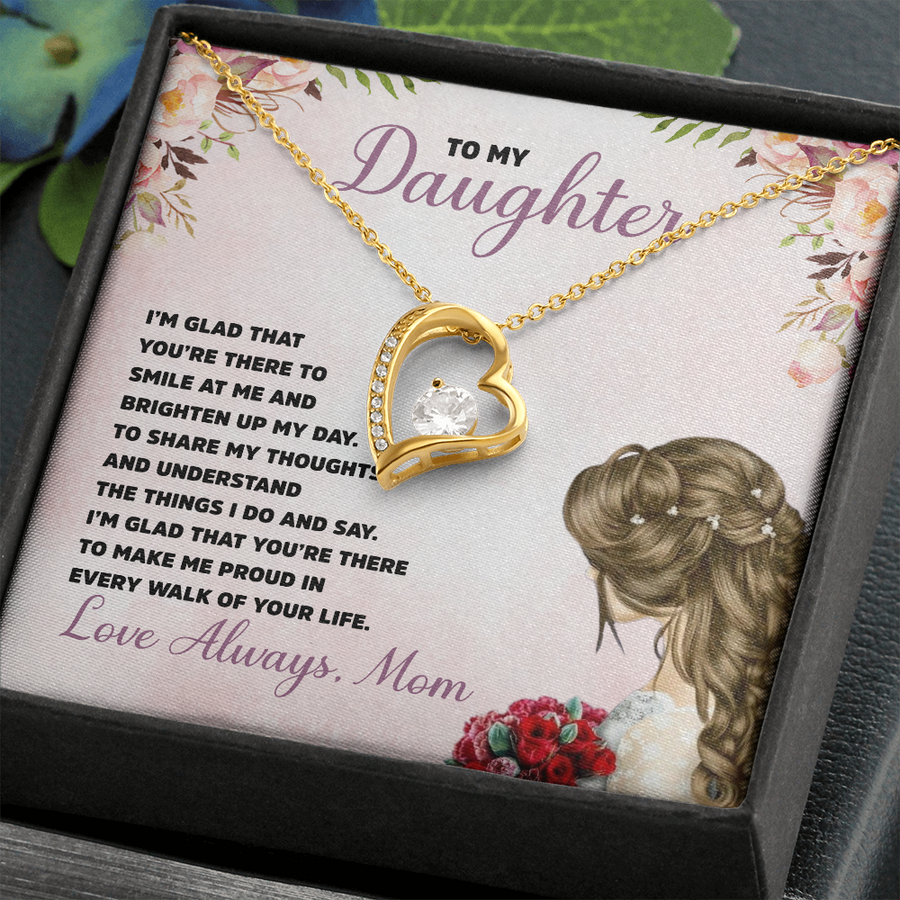 To My Daughter - Forever Love Necklace