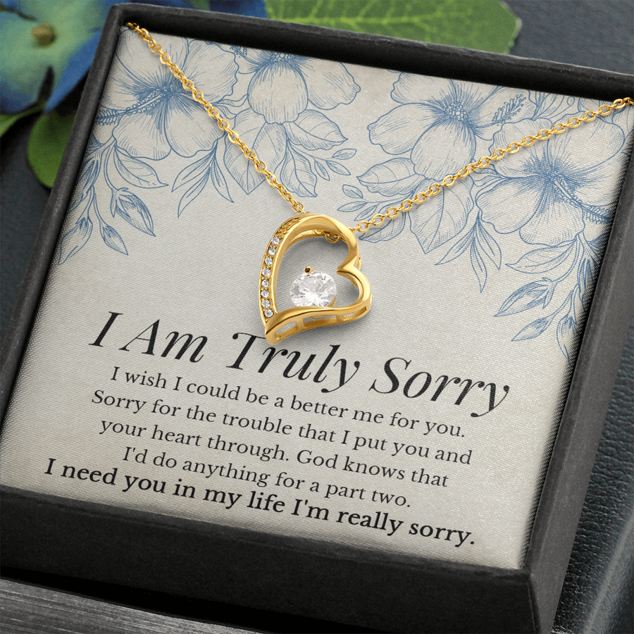 I Am Truly Sorry Necklace - Forever Love