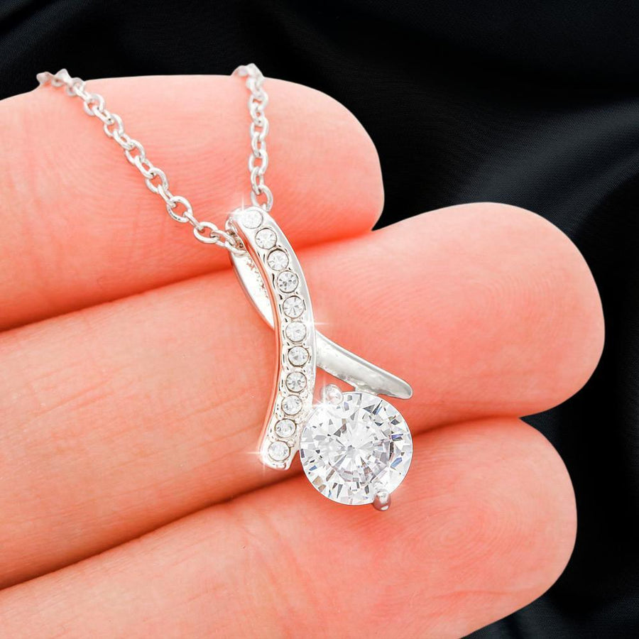 My Beautiful Wife - Alluring Beauty Necklace - Anniversary Gift for Wife, Birthday Gift for Wife, Gift for Wife Necklace for Wife