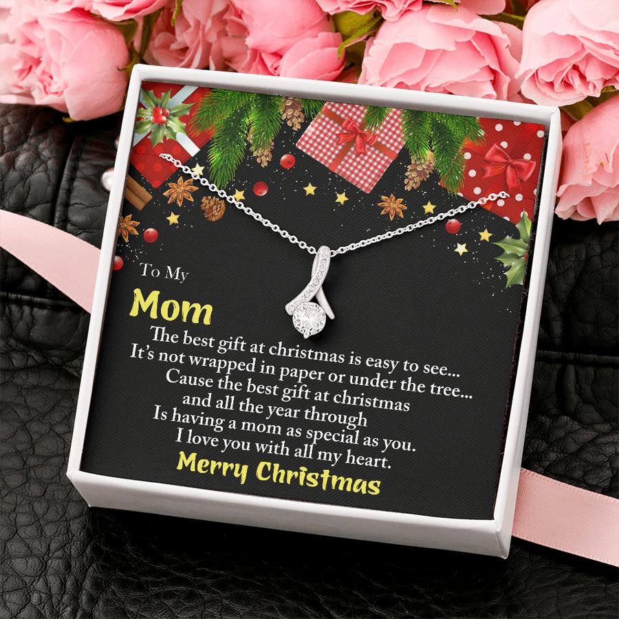 Christmas mom Necklace