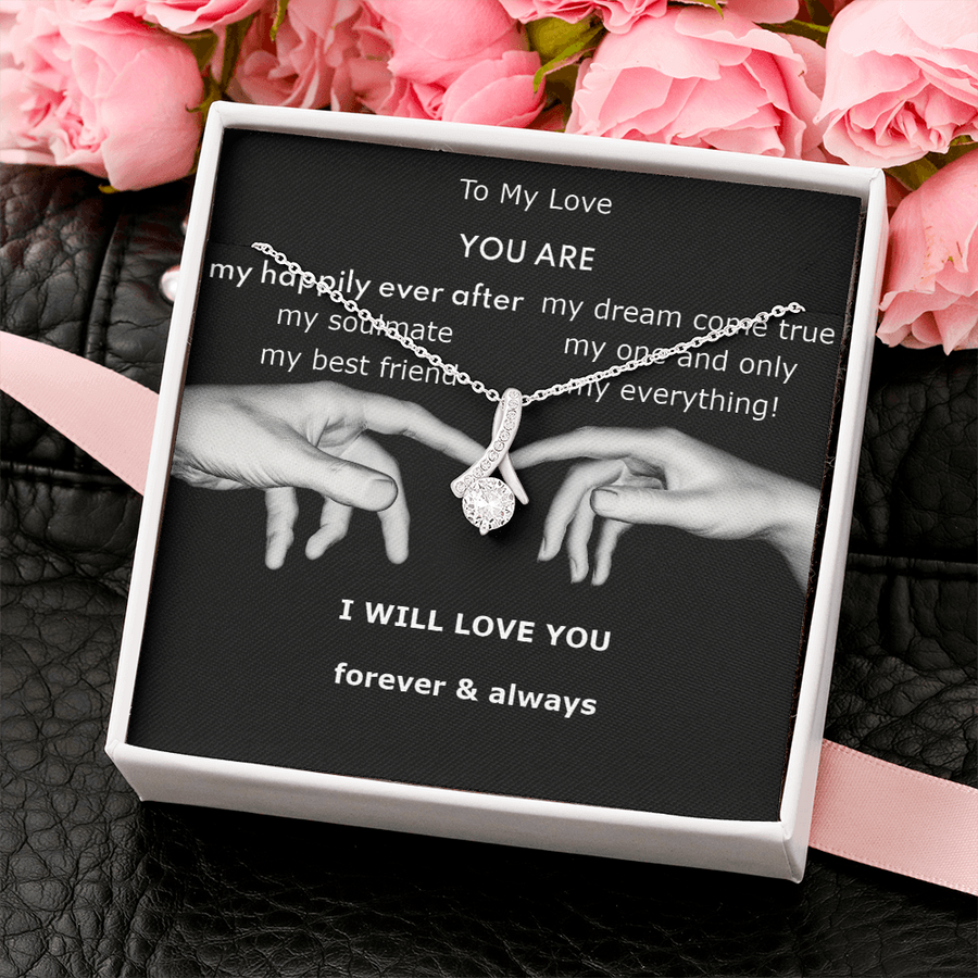 To My Love Beautiful Necklace Gift with a Michelangelo Flair a Tears of Joy Gift for Her