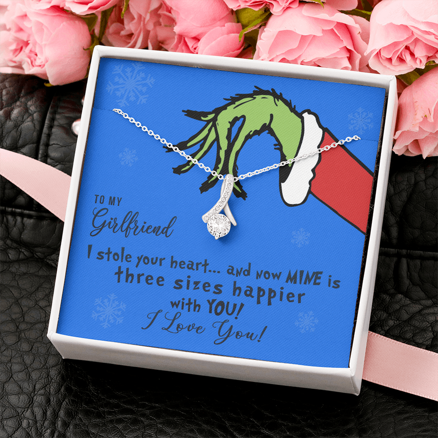 To My Girlfriend Necklace, Anniversary Gift For Girlfriend, Girlfriend Necklace, Girlfriend Birthday, Valentines Day Gift For Girlfriend, Surprise Gift For Girlfriend