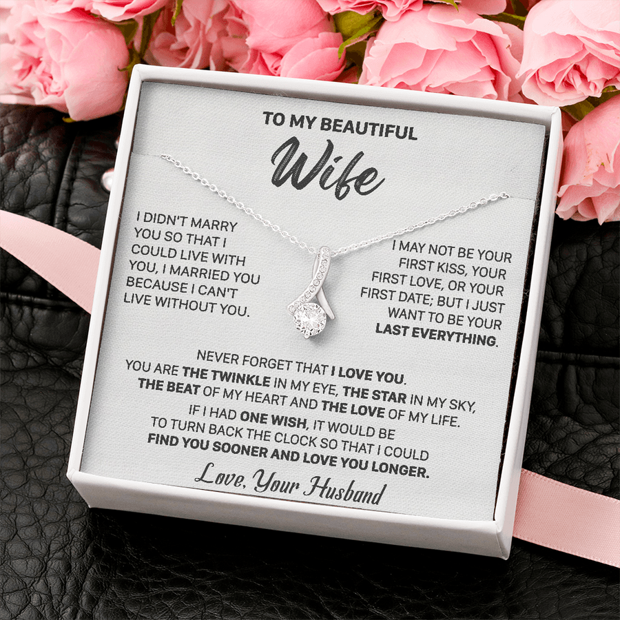 Gift For Wife Married You Forget Alluring Beauty Necklace