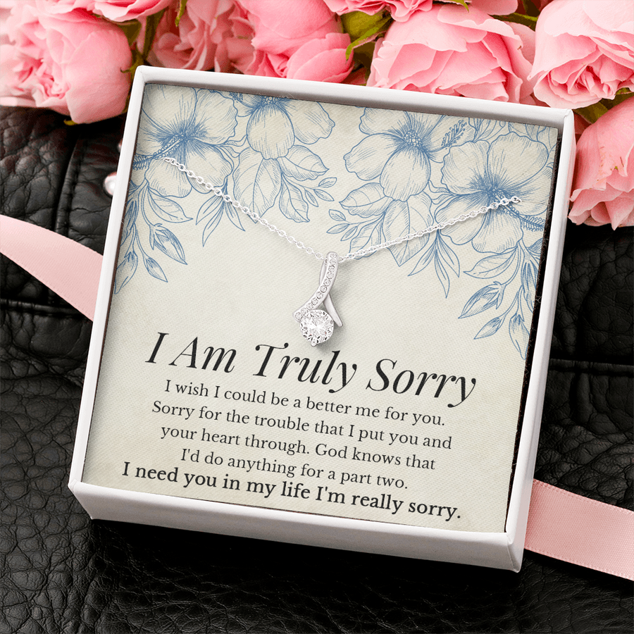 I Am Truly Sorry Necklace - Alluring Beauty