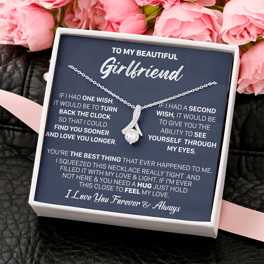 Gift For Girlfriend - A Hug - Alluring Necklace
