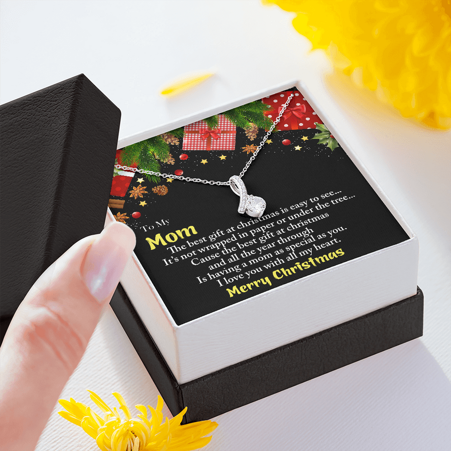 Christmas mom Necklace