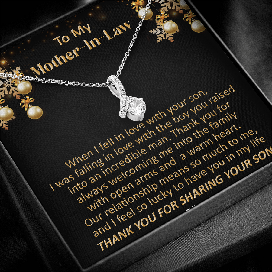 Gift For Mother-in-law Christmas - So Lucky - Alluring Necklace