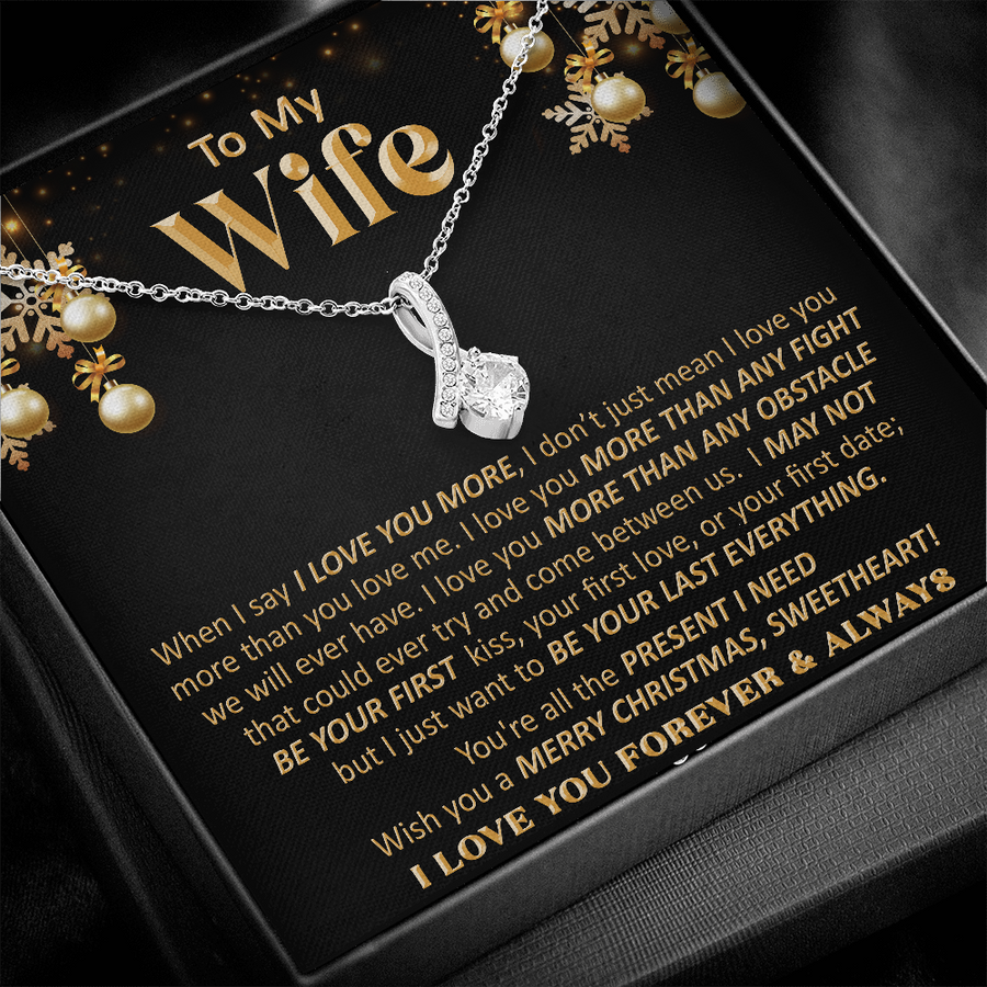 Gift For Wife Christmas - Any Fight - Alluring Necklace