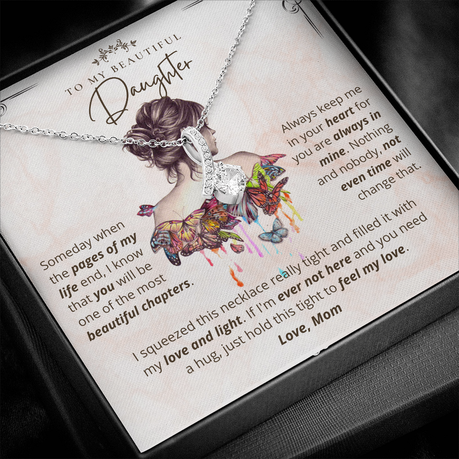 (ALMOST SOLD OUT) To My Beautiful Daughter | My Love And Light | Necklace
