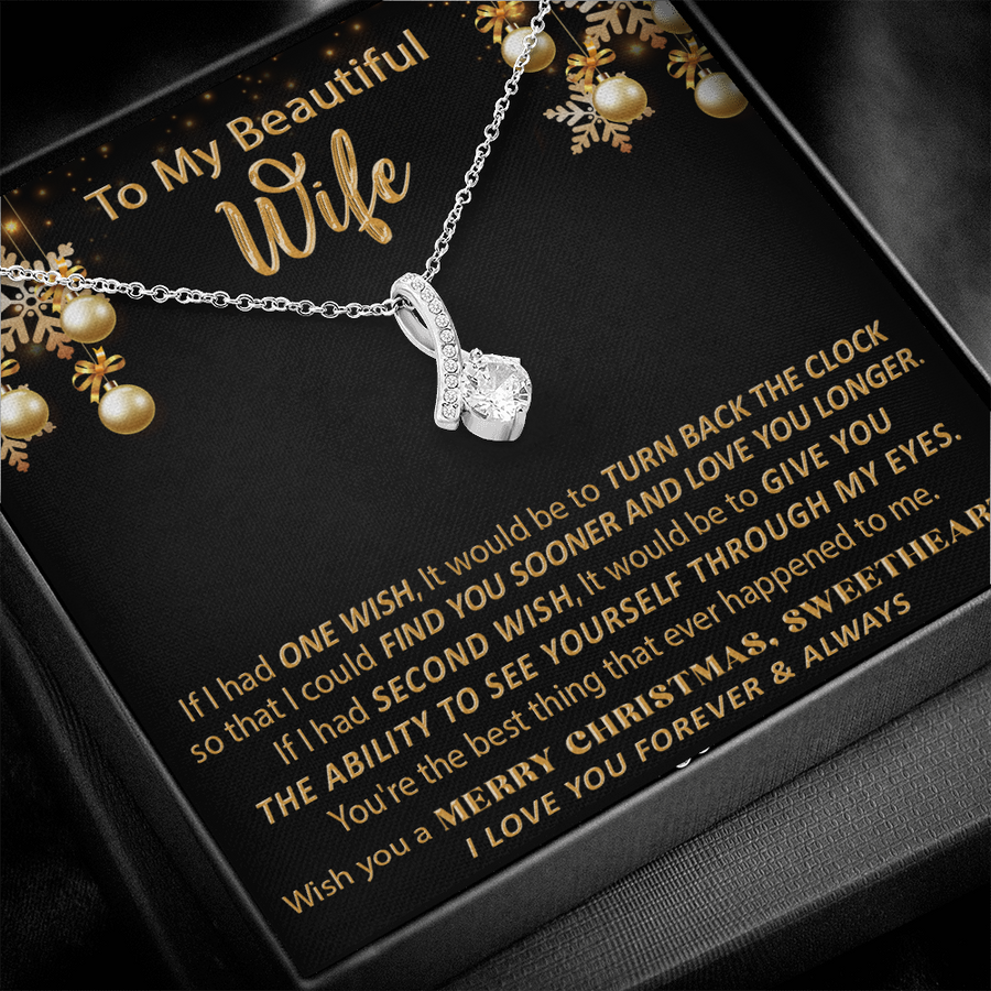 Gift For Wife Christmas - Second Wish - Alluring Necklace