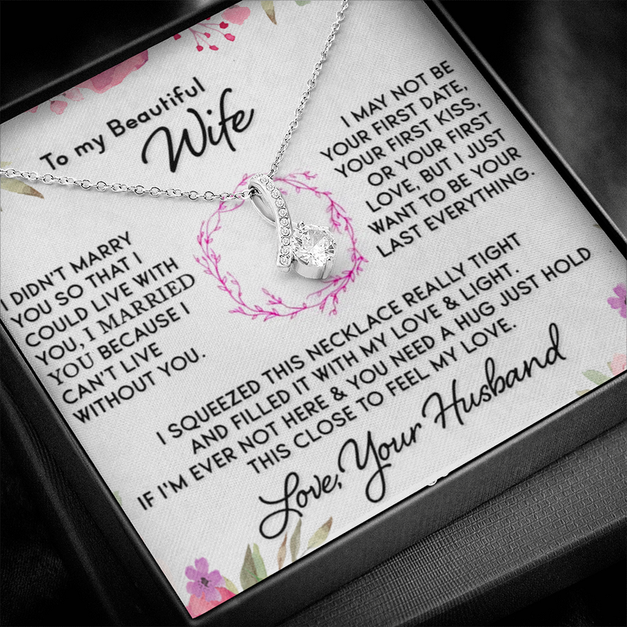 To My Beautiful Wife Necklace