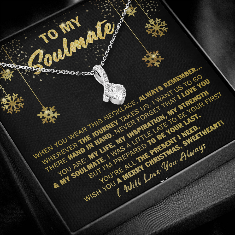 Gift For Your Soulmate Christmas - Always Remember The Present I Need Alluring Beauty Necklace